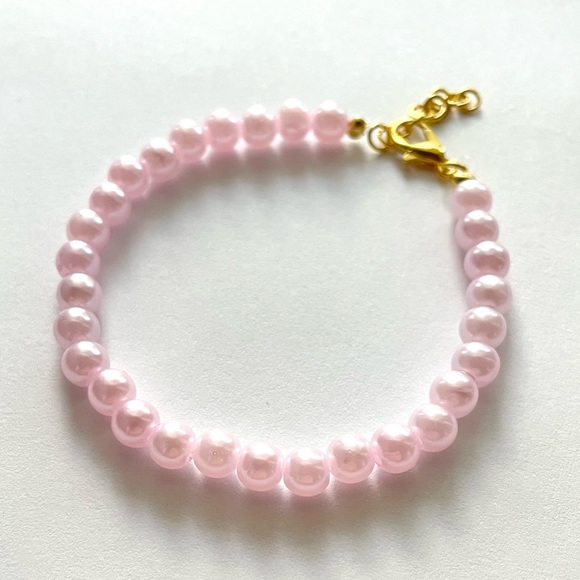 Pink pearl bracelet - Picture 4 of 4